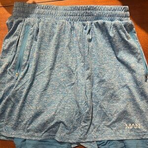 Man active size large shorts